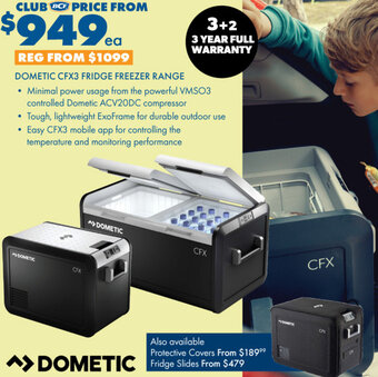 BCF Dometic CFX3 Fridge Freezer Range offer