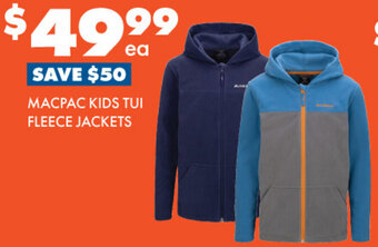 Macpac Kids Tui Fleece Jackets
