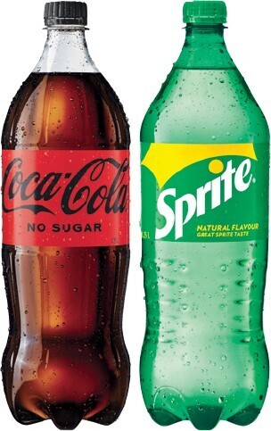 IGA Coca-Cola, Sprite, Fanta, Lift or Mount Franklin Lightly Sparkling Water 1.25 Litre Selected Varieties offer