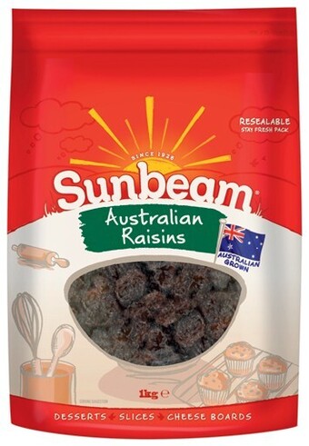 IGA Sunbeam Australian Raisins 1kg offer