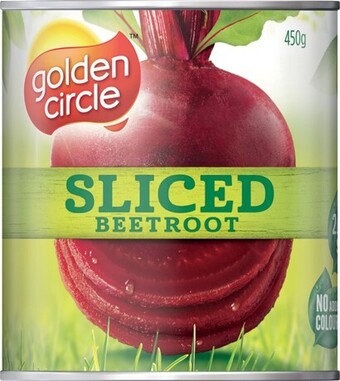 IGA Golden Circle Sliced Beetroot 450g offer