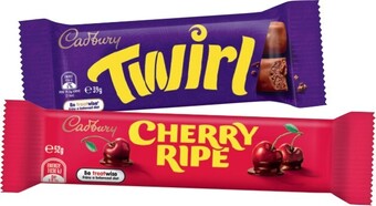 IGA Cadbury Medium Bar, Roll, Layers or Toblerone Chocolate 30-60g Selected Varieties offer