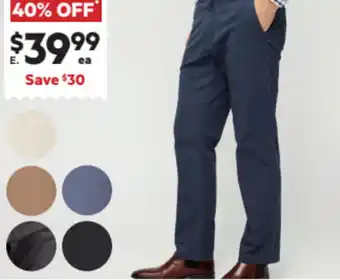 Harris Scarfe Everyday Mens 5 Pocket Chino offer