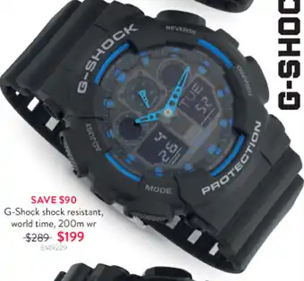 Goldmark G-Shock Shock Resistant World Time, 200m WR 514229 offer