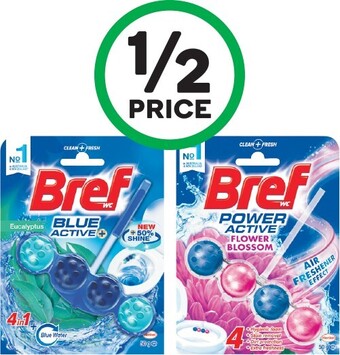 Woolworths Bref Blue or Power Active 50g offer