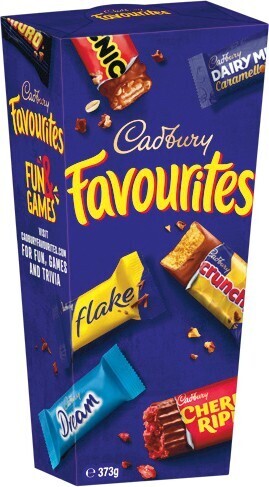 Woolworths Cadbury Favourites 352-373g offer