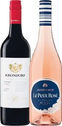 Woolworths Krondorf Winemakers OR Jacob’s Creek Le Petit Rose 750ml offer