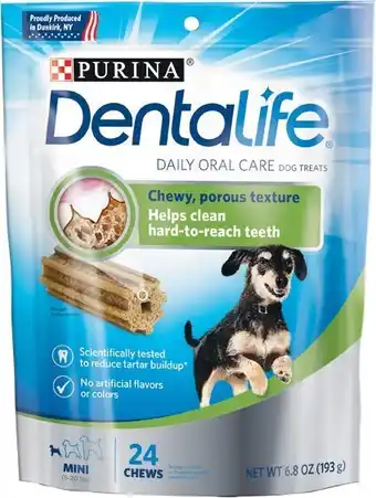 Woolworths Dentalife Dog Treats 193-221g offer