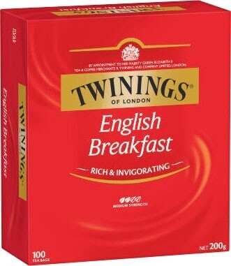 Coles Twinings Tea Bags 100 Pack offer