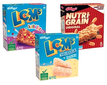 Coles Kellogg’s LCMs 132g-138g or Nutri-Grain Bars 144g offer