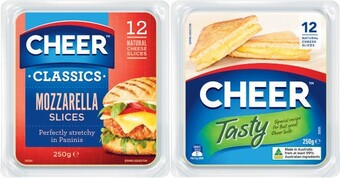 Coles Cheer Cheese Slices 250g offer