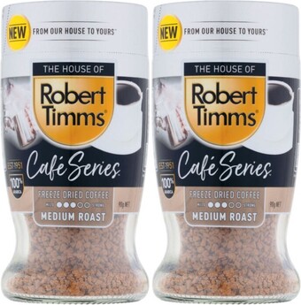 Coles Robert Timms Freeze Dried Coffee 90g offer