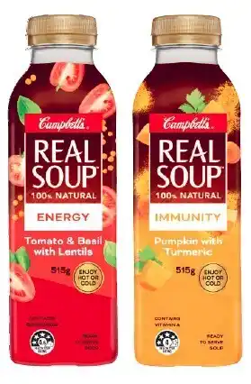 Coles Campbell’s Real Soup 515g offer