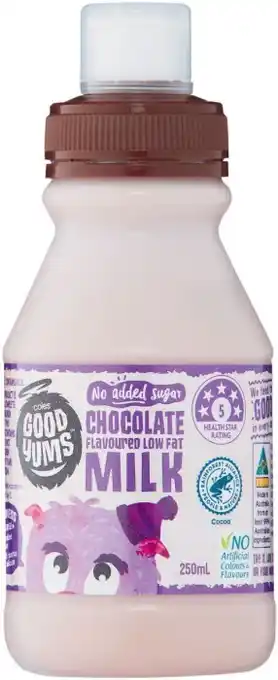 Coles Coles Good Yum Kids Flavoured Milk 250mL offer