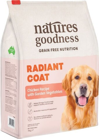 Coles Natures Goodness Grainfree Dry Dog Food 7kg offer