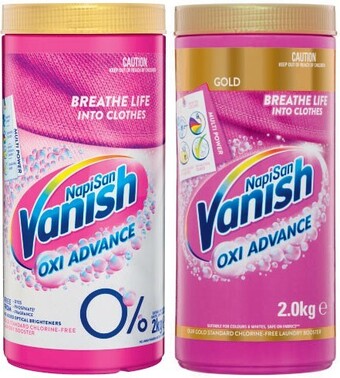 Coles Vanish Gold Pro Stain Remover Powder 2kg offer