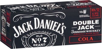 Coles Jack Daniel’s Double Jack & Cola Cans 10x375mL offer