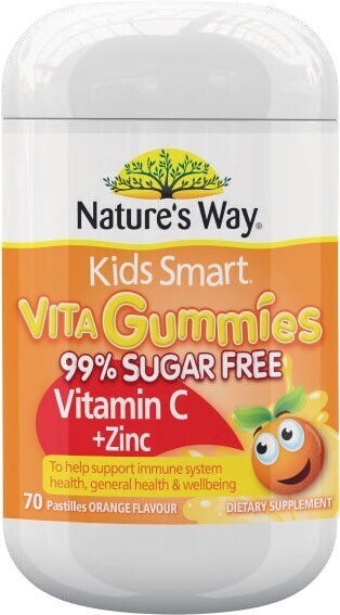 Coles Nature’s Way Kids Vita Gummies Vitamin C Sugar Free 70 Pack offer
