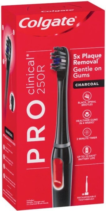 Coles Colgate Proclinical 250R Charcoal With Refill 1 Pack offer