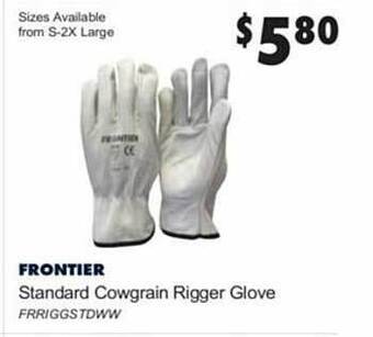 United Tools Frontier Standard Cowgrain Rigger Glove offer