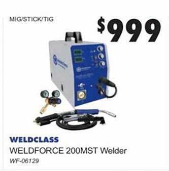 United Tools Weldclass Weldforce 200mst Welder offer