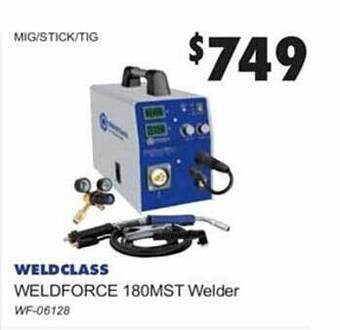 Weldclass Weldforce 180mst Welder