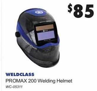 Weldclass Promax 200 Welding Helmet
