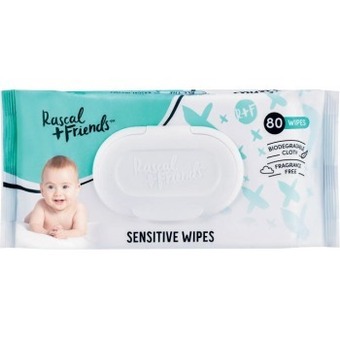 Coles Rascal + Friends Sensitive Wipes 80 Pack offer