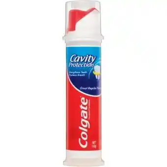 Coles Colgate Toothpaste Regular Pump 130g offer