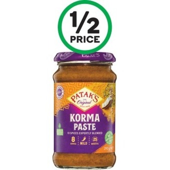 Woolworths Patak’s Curry Paste 283-312g offer