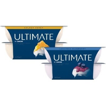 Woolworths Danone Ultimate Yoghurt 4 x 115g – From the Fridge offer