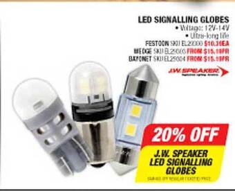 Autobarn Led Signalling Globes offer