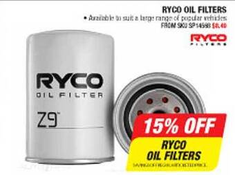Ryco Oil Filters