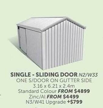 Stratco Single - Sliding Door offer
