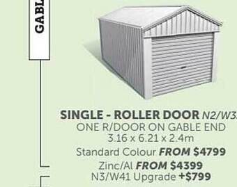 Stratco Single - Roller Door offer
