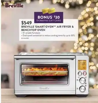 Breville Smart Oven Air Fryer & Benchtop Oven