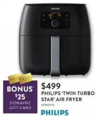 Philips Twin Turbo Star Air Fryer