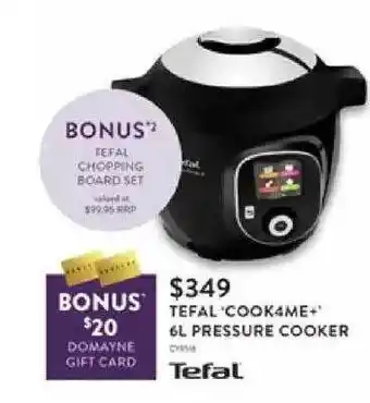 Tefal Cook4me+ 6l Pressure Cooker