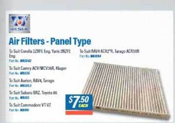 Burson Auto Parts Air Filters - Panel Type offer