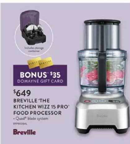 Kitchen Wizz 15 Pro Food Processor 