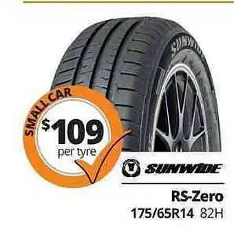 Rs-zero 175-65r14 82h Sunwide