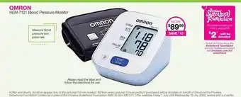 Priceline Omron Hem-7121 Blood Pressure Monitor offer