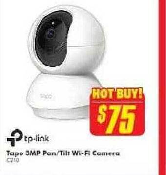 The Good Guys Tp-link Tapo 3mp Pan Tilt Wi-fi Camera offer