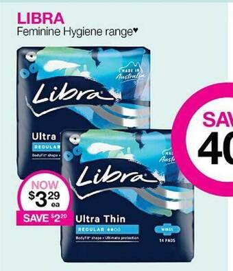 Priceline Libra Feminine Hygiene Range offer