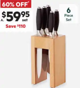 Harris Scarfe Pro 6pc Knife Block offer