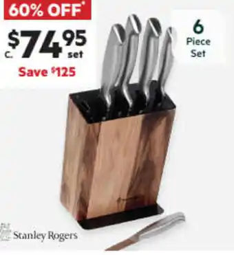Harris Scarfe Acasia 6pc Knife Block offer