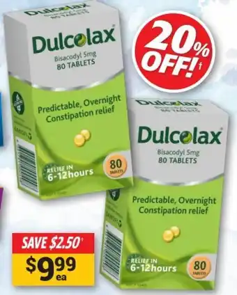 Dulcolax 5mg 80 Tablets