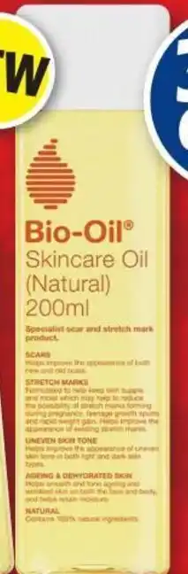 Cincotta Chemist Bio Oil Skincare Oil Natural 200ml offer