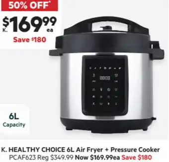6L Air Fryer + Pressure Cooker