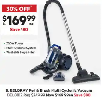 Pet & Brush Multi Cyclonic Vacuum